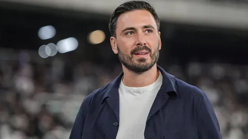 Davide Ancelotti durante confronto contra o Vitória no Campeonato Brasileiro de 2025.