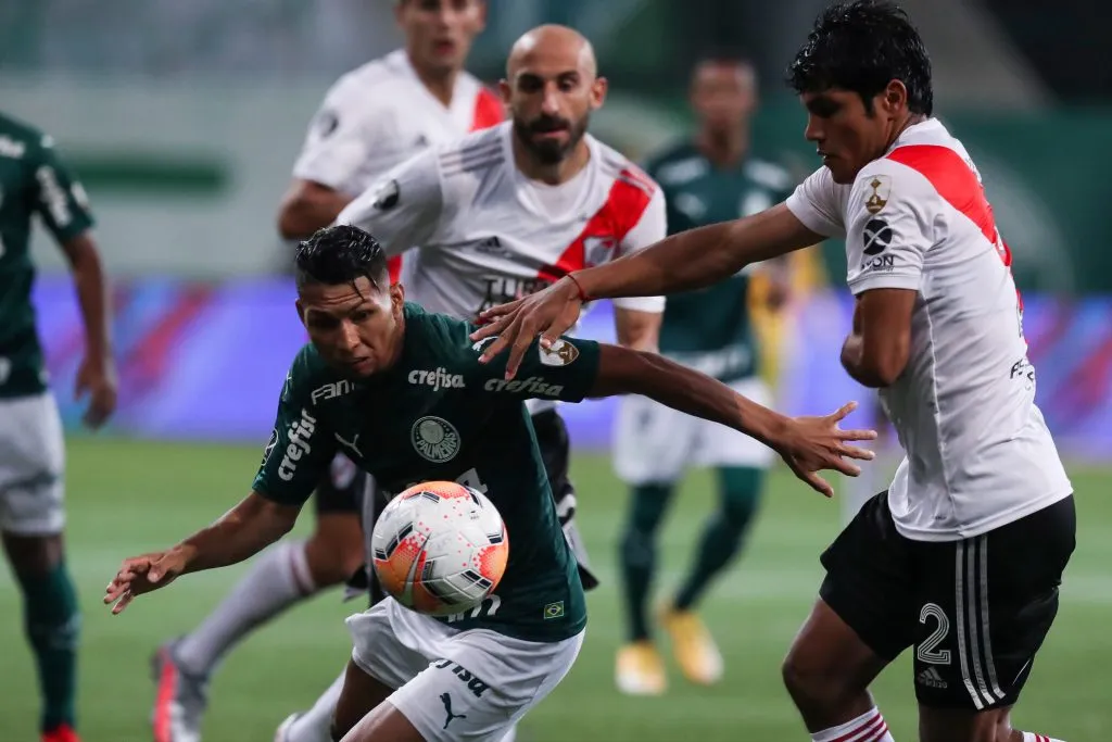 Palmeiras tem boas lembranças contra o River Plate na Libertadores. Foto: Amanda Perobelli – Pool/Getty Images