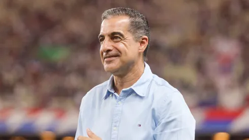 Renato Paiva tecnico do Fortaleza durante partida contra o Red Bull Brasil no estadio Arena Castelao pelo campeonato Brasileiro A 2025. Foto: Lucas Emanuel/AGIF