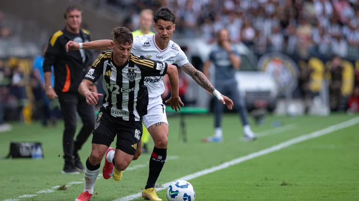 SP - BELO HORIZONTE - 06/04/2025 - BRASILEIRO A 2025, ATLETICO-MG X SAO PAULO - Natanael jogador do Atletico-MG durante partida contra o Sao Paulo no estadio Mineirao pelo campeonato Brasileiro A 2025. Foto: Alessandra Torres/AGIF