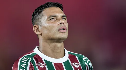 Thiago Silva jogador do Fluminense durante partida contra o Cruzeiro no estádio Maracanã pelo campeonato Brasileiro A 2025. Foto: Thiago Ribeiro/AGIF
