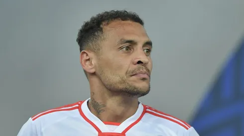 Alan Patrick jogador do Internacional durante partida contra o Flamengo no estadio Maracana pelo campeonato Brasileiro A 2025. Foto: Thiago Ribeiro/AGIF