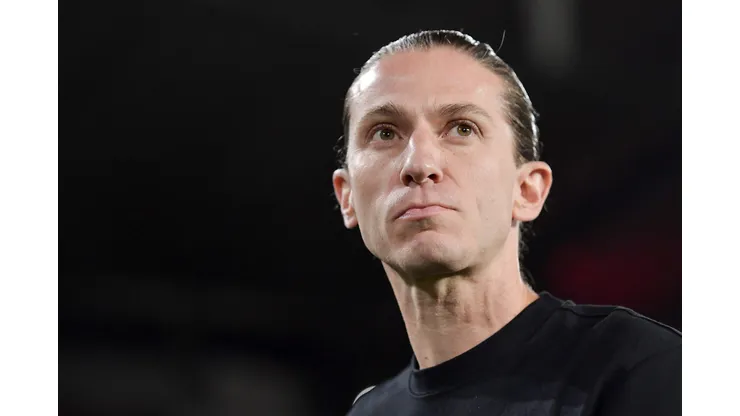 RJ - RIO DE JANEIRO - 25/08/2025 - BRASILEIRO A 2025, FLAMENGO X VITORIA - Filipe Luis tecnico do Flamengo durante partida contra o Vitoria no estadio Maracana pelo campeonato Brasileiro A 2025. Foto: Thiago Ribeiro/AGIF