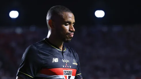 SP - SAO PAULO - 24/08/2025 - BRASILEIRO A 2025, SAO PAULO X ATLETICO-MG - Andre Silva jogador do Sao Paulo durante partida contra o Atletico-MG no estadio Morumbi pelo campeonato Brasileiro A 2025. Foto: Marcello Zambrana/AGIF