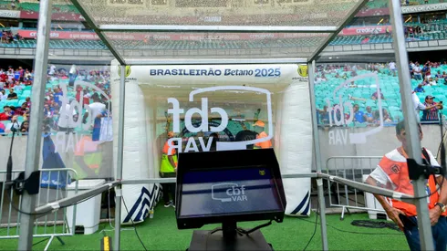 BA – SALVADOR – 24/08/2025 – BRASILEIRO A 2025, BAHIA X SANTOS – Sala de arbitragem por de video VAR (recurso de video) vista antes da partida entre Bahia e Santos no estadio Fonte Nova pelo campeonato Brasileiro A 2025. Foto: Jhony Pinho/AGIF