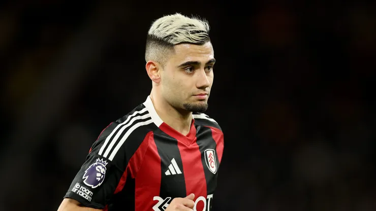 WOLVERHAMPTON, ENGLAND - FEBRUARY 25: Andreas Pereira of Fulham during the Premier League match between Wolverhampton Wanderers FC and Fulham FC at Molineux on February 25, 2025 in Wolverhampton, England. (Photo by Carl Recine/Getty Images)