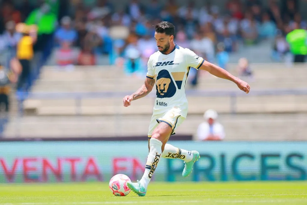Nathan Silva pelo Pumas. (Photo by Manuel Velasquez/Getty Images)