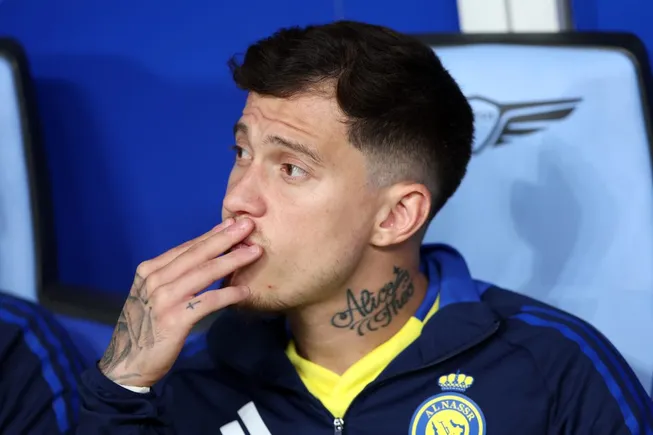 Otávio, meia do Al-Nassr. Foto: Yasser Bakhsh/Getty Images