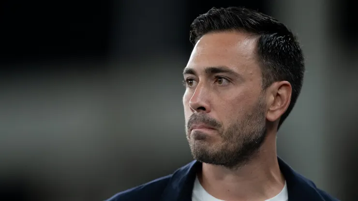 RJ - RIO DE JANEIRO - 17/08/2025 - BRASILEIRO A 2025, BOTAFOGO X PALMEIRAS - Davide Ancelotti tecnico do Botafogo durante partida contra o Palmeiras no estadio Engenhao pelo campeonato Brasileiro A 2025. Foto: Jorge Rodrigues/AGIF