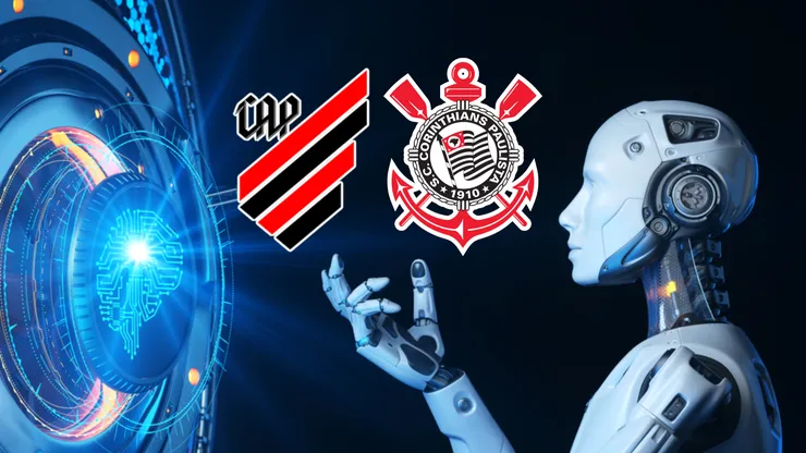 Inteligência artificial revela placar de Athletico-PR x Corinthians
