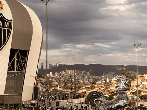 Arena MRV amanhece coberta de milho por clássico de Atlético-MG x Cruzeiro