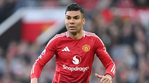 Casemiro pelo Manchester United. (Photo by Michael Regan/Getty Images)
