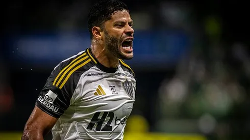SAO PAULO, BRAZIL – JULY 20: Hulk of Atletico Mineiro celebrates after scoring the team's first goal during the Brasileirao 2025 match between Palmeiras and Atletico Mineiro at Allianz Parque on July 20, 2025 in Sao Paulo, Brazil. (Photo by Riquelve Nata/Sports Press Photo/Getty Images)