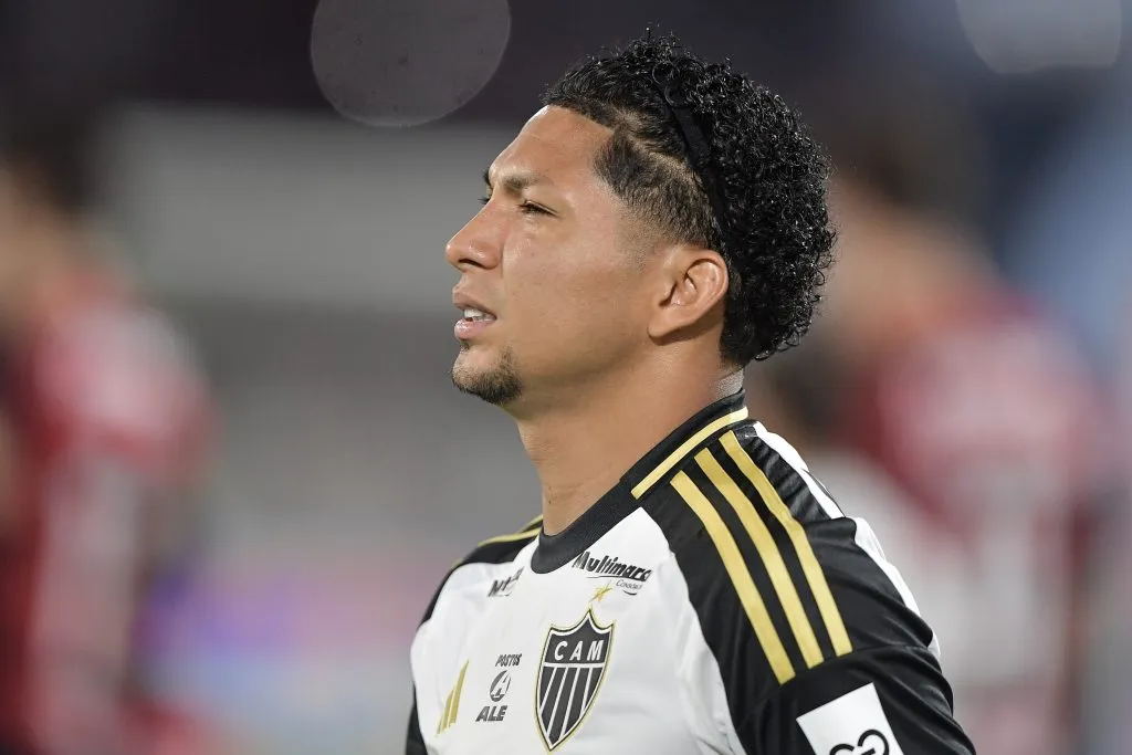 RJ – RIO DE JANEIRO – 27/07/2025 – BRASILEIRO A 2025, FLAMENGO X ATLETICO-MG – Rony jogador do Atletico-MG durante partida contra o Flamengo no estadio Maracana pelo campeonato Brasileiro A 2025. Foto: Thiago Ribeiro/AGIF