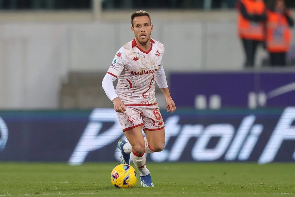 FLORENCE, ITALY – DECEMBER 17: Arthur Melo of ACF Fiorentina in action during the Serie A TIM match between ACF Fiorentina and Hellas Verona FC at Stadio Artemio Franchi on December 17, 2023 in Florence, Italy. (Photo by Gabriele Maltinti/Getty Images)