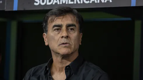 RS - PORTO ALEGRE - 08/04/2025 - COPA SUL-AMERICANA 2025, GREMIO X ATLETICO GRAU - Gustavo Quinteros tecnico do Gremio durante partida contra o Atletico Grau no estadio Arena do Gremio pelo campeonato Copa Sul-americana 2025. Foto: Liamara Polli/AGIF