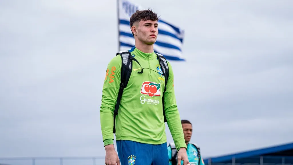 Gabriel Menegon, jogador do Grêmio. Foto: Staff Images / CBF