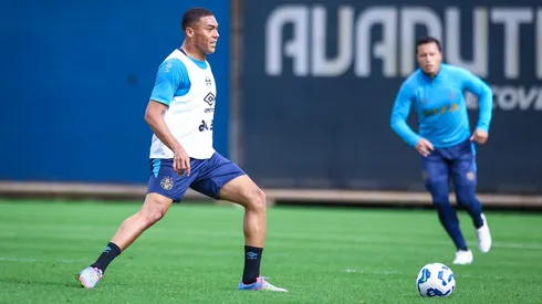 Carlos Vinícius, jogador do Grêmio. FOTO: LUCAS UEBEL/GREMIO FBPA