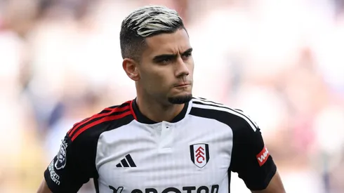 Andreas Pereira of Fulham looks on during the Premier League match between Fulham FC and Sheffield United at Craven Cottage on October 07, 2023 in London, England.