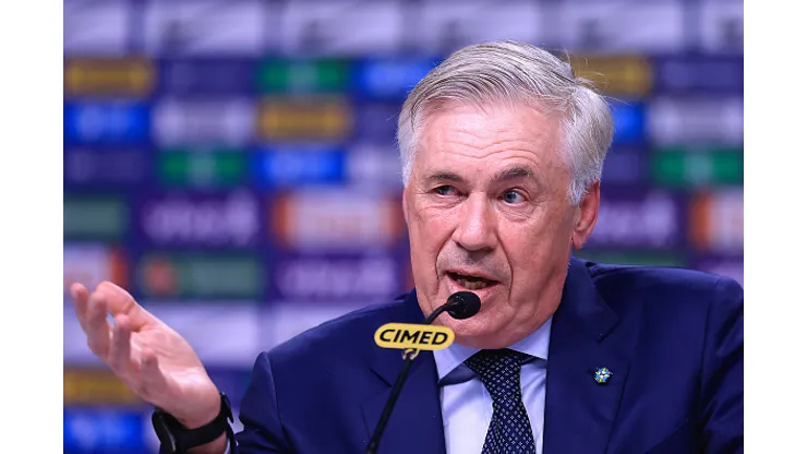 Carlo Ancelotti, técnico da Seleção Brasileira
