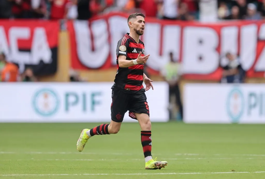 Jorginho, uma das principais contratações do Flamengo no meio do ano. Foto: Michael Reaves/Getty Images