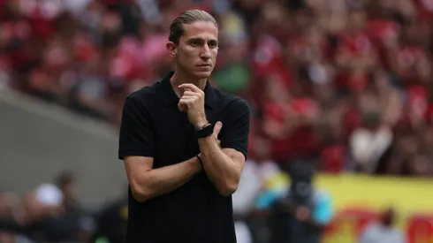 Filipe Luís, técnico do Flamengo (Foto: Wagner Meier/Getty Images)