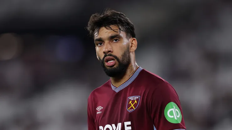 LONDON, ENGLAND - AUGUST 22: Lucas Paqueta of West Ham United during the Premier League match between West Ham United and Chelsea at London Stadium on August 22, 2025 in London, England. (Photo by Justin Setterfield/Getty Images)