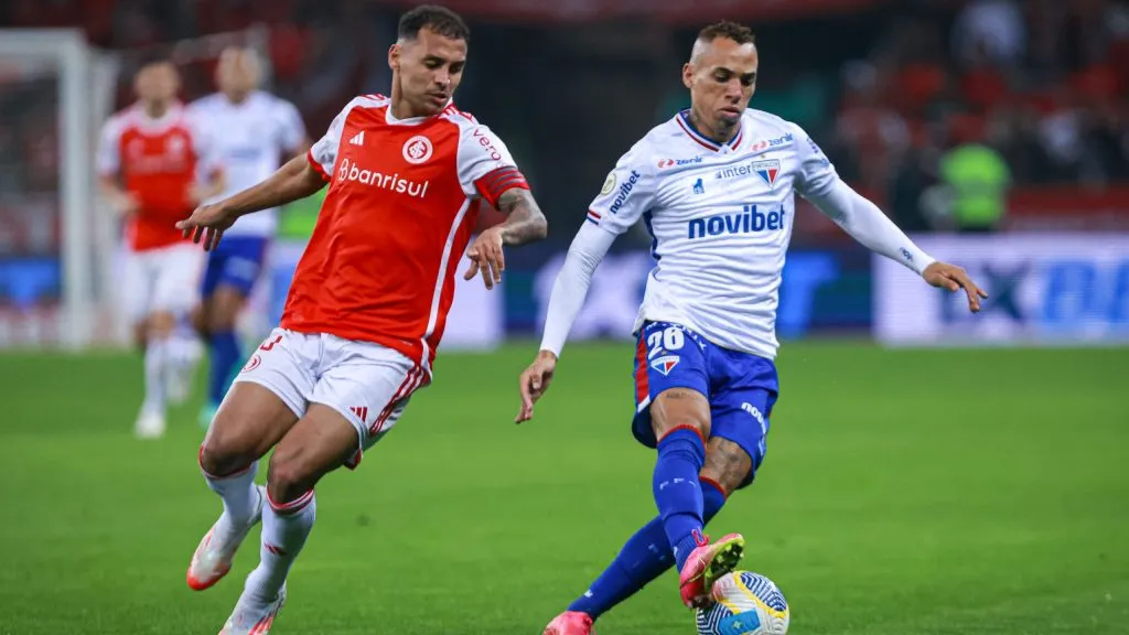 Internacional x Fortaleza se enfrentam pelo Brasileirão. Foto: Maxi Franzoi/AGIF