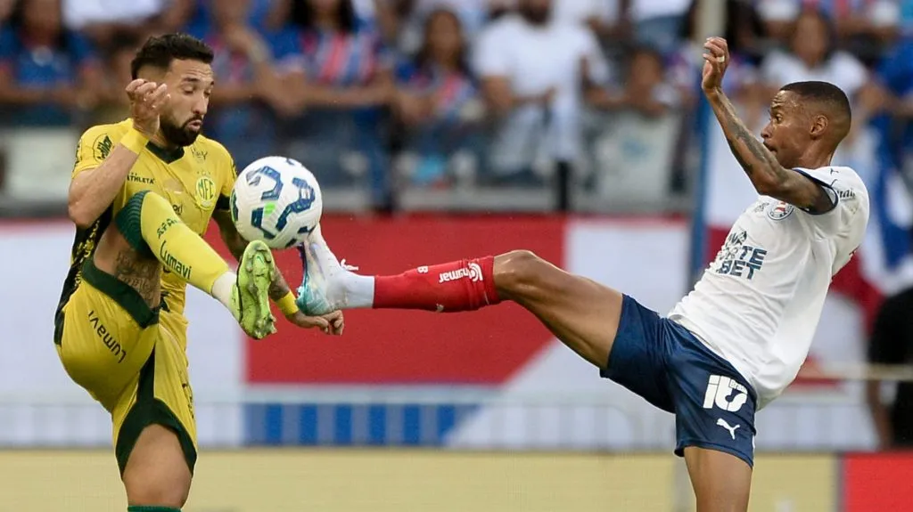 Mirassol x Bahia se enfrentam pelo Brasileirão. Foto: Jhony Pinho/AGIF