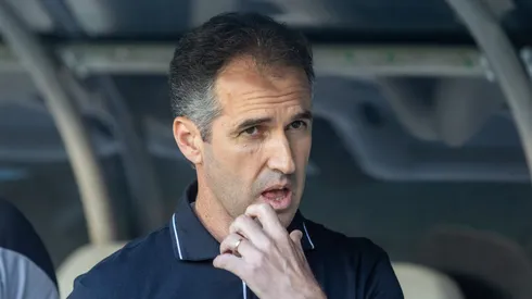Leo Conde tecnico do Ceara durante partida contra o Juventude no estadio Arena Castelao pelo campeonato Brasileiro A 2025. Foto: Lucas Emanuel/AGIF