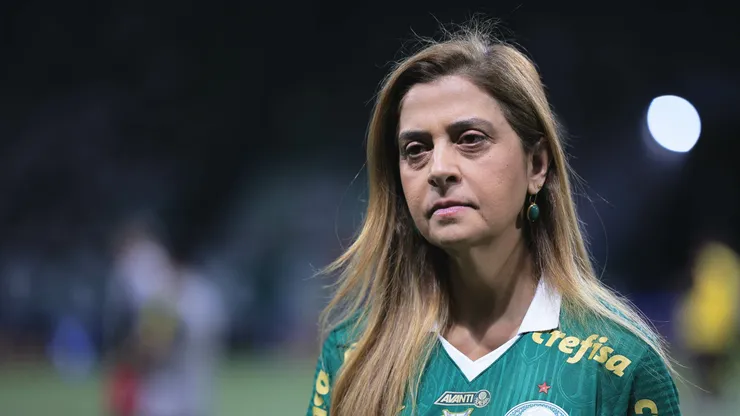 SP - SAO PAULO - 07/08/2024 - COPA DO BRASIL 2024, PALMEIRAS X FLAMENGO - leila pereira presidente do Palmeiras durante partida contra o Flamengo no estadio Arena Allianz Parque pelo campeonato Copa Do Brasil 2024. Foto: Ettore Chiereguini/AGIF