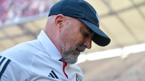 RJ – RIO DE JANEIRO – 17/09/2023 – COPA DO BRASIL 2023, FLAMENGO X SAO PAULO – Jorge Sampaoli tecnico do Flamengo durante partida contra o Sao Paulo no estadio Maracana pelo campeonato Copa do Brasil 2023. Foto: Thiago Ribeiro/AGIF