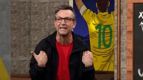 Craque Neto se desculpa para atacante do Palmeiras. Foto: Reprodução / Band