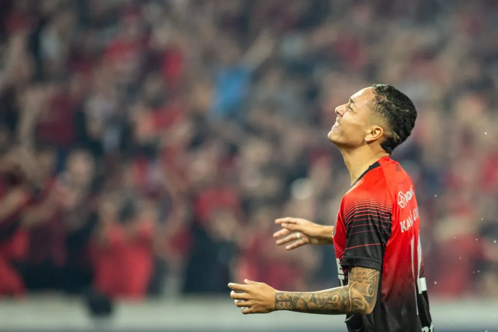 Destaque no Athletico-PR, Kauã Moraes é cria do Palmeiras. Foto: Luis Garcia/AGIF