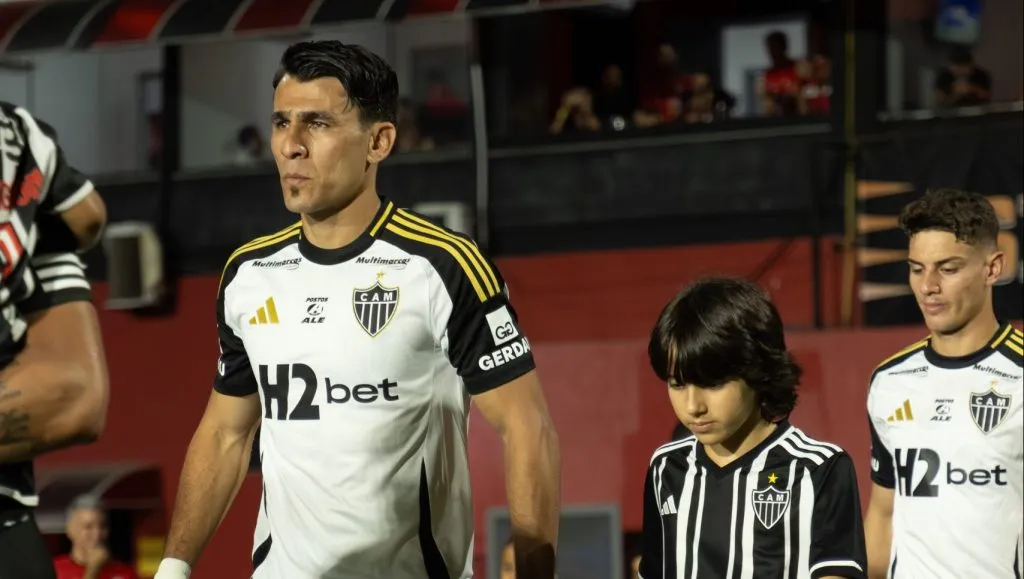 Junior Alonso do Atlético-MG. Foto: Pedro Souza/Atlético