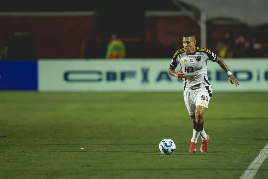 Guilherme Arana do Atlético-MG. Foto: Pedro Souza / Atlético
