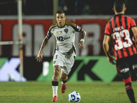 Guilherme Arana tem atuação criticada pelos torcedores do Atlético-MG