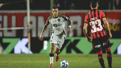 Guilherme Arana do Atlético-MG. Foto: Pedro Souza / Atlético