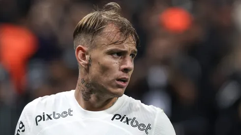 Roger Guedes jogador do Corinthians durante partida contra o Remo no estadio Arena Corinthians pelo campeonato Copa do Brasil 2023.