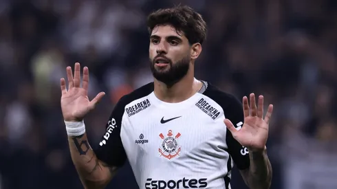 SP – SAO PAULO – 03/05/2025 – BRASILEIRO A 2025, CORINTHIANS X INTERNACIONAL – Yuri Alberto jogador do Corinthians durante partida contra o Internacional no estadio Arena Corinthians pelo campeonato Brasileiro A 2025. Foto: Marcello Zambrana/AGIF