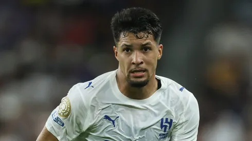 NASHVILLE, TENNESSEE – JUNE 26: Marcos Leonardo #11 of Al Hilal running during the FIFA Club World Cup 2025 group H match between Al Hilal and CF Pachuca at GEODIS Park on June 26, 2025 in Nashville, Tennessee. (Photo by Richard Pelham/Getty Images)
