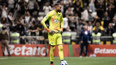 MG – BELO HORIZONTE – 06/08/2025 – COPA DO BRASIL 2025, ATLETICO-MG X FLAMENGO – Everson jogador do Atletico-MG cobra penalti em decisao durante partida contra o Flamengo no estadio Arena MRV pelo campeonato Copa Do Brasil 2025. Foto: Mateus Dutra/AGIF