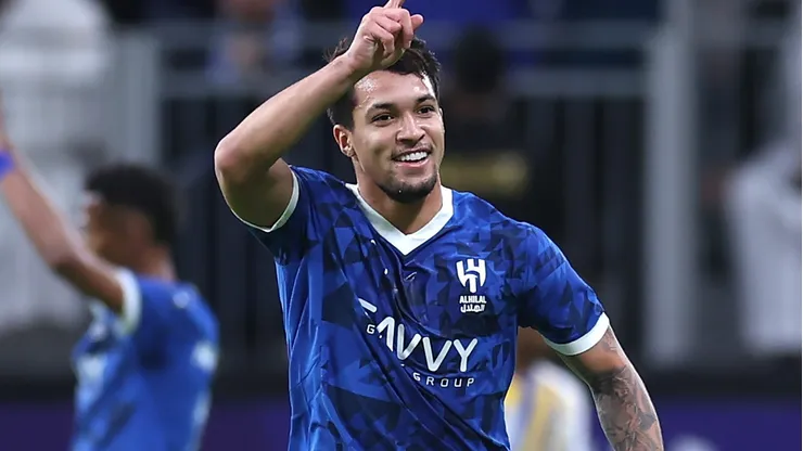 Marcos Leonardo pelo Al-Hilal. (Photo by Abdullah Ahmed/Getty Images)