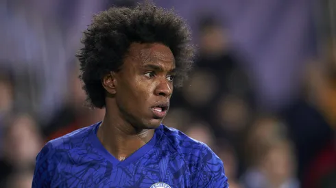 Willian Borges da Silva of Chelsea looks on during the UEFA Champions League group H match between Valencia CF and Chelsea FC at Estadio Mestalla on November 27, 2019 in Valencia, Spain. (Photo by Manuel Queimadelos Alonso/Getty Images)
