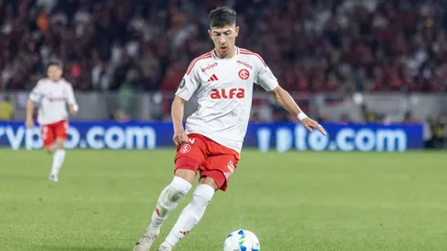 Alan Rodríguez, jogador do Internacional. Foto: Lucas Gabriel Cardoso/AGIF