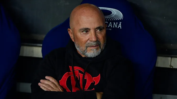 RJ - RIO DE JANEIRO - 26/08/2023 - BRASILEIRO A 2023, FLAMENGO X INTERNACIONAL - Jorge Sampaoli tecnico do Flamengo durante partida contra o Internacional no estadio Maracana pelo campeonato Brasileiro A 2023. Foto: Thiago Ribeiro/AGIF