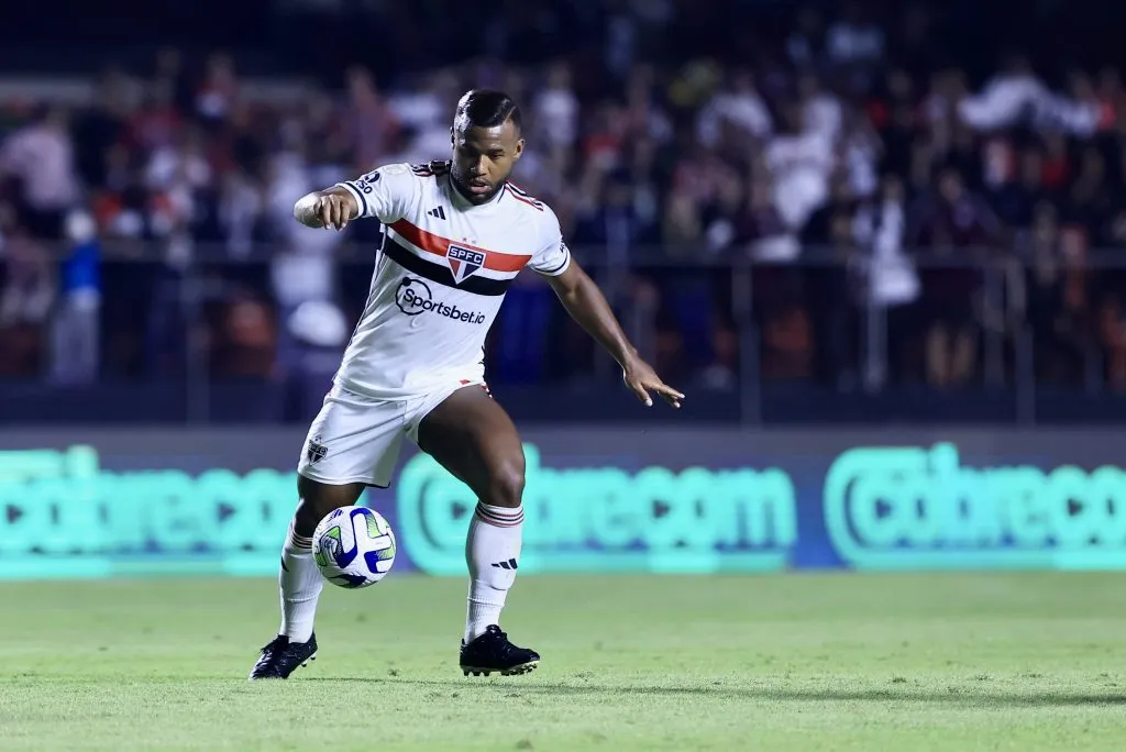 Luan jogador do São Paulo durante partida contra o América-MG pelo campeonato BRASILEIRO A 2023. Foto: Marcello Zambrana/AGIF