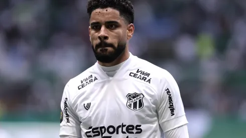 SP – SAO PAULO – 10/08/2025 – BRASILEIRO A 2025, PALMEIRAS X CEARA – Matheus Bahia jogador do Ceara durante partida contra o Palmeiras no estadio Arena Allianz Parque pelo campeonato Brasileiro A 2025. Foto: Marcello Zambrana/AGIF
