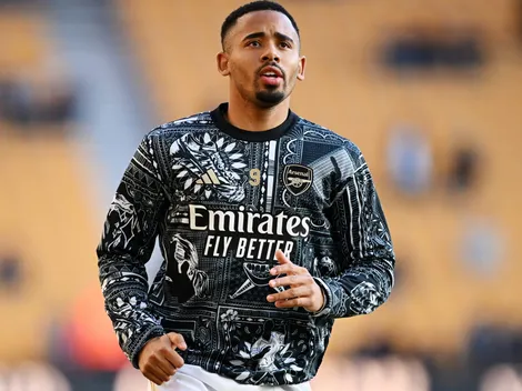 Gabriel Jesus está fora da lista do Arsenal para a Champions League