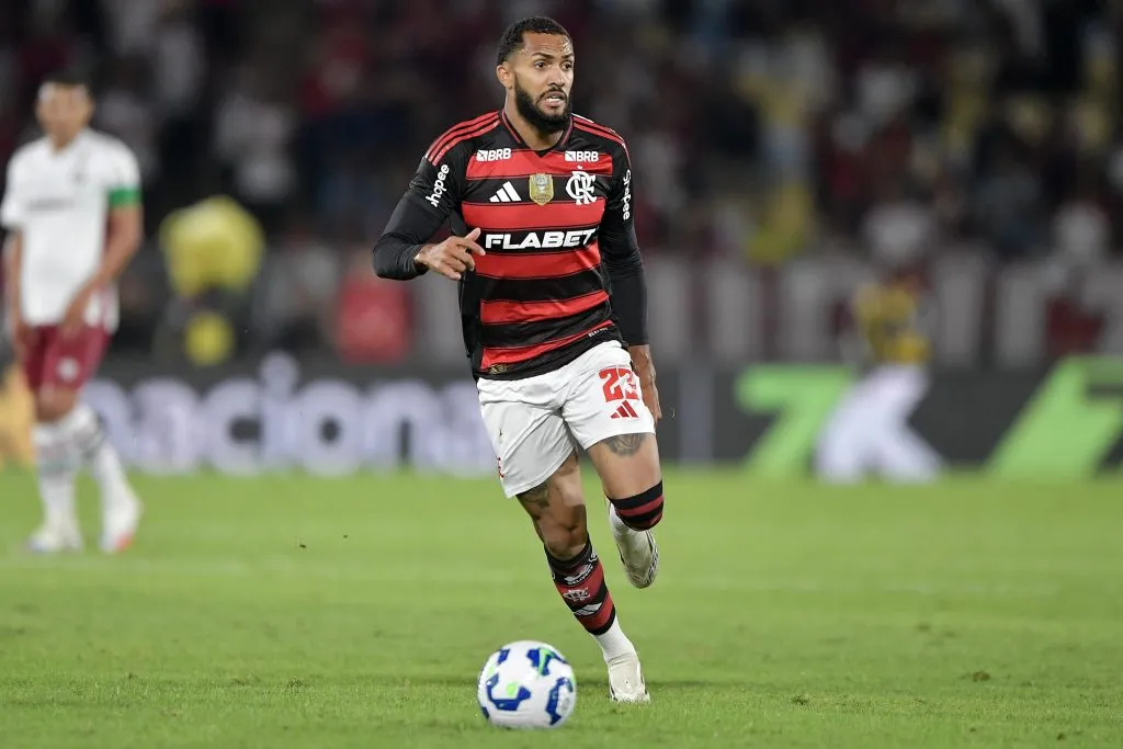 RJ – RIO DE JANEIRO – 20/07/2025 – BRASILEIRO A 2025, FLAMENGO X FLUMINENSE – Juninho jogador do Flamengo durante partida contra o Fluminense no estadio Maracana pelo campeonato Brasileiro A 2025. Foto: Thiago Ribeiro/AGIF